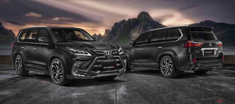 Lexus LX 570 Khann красный